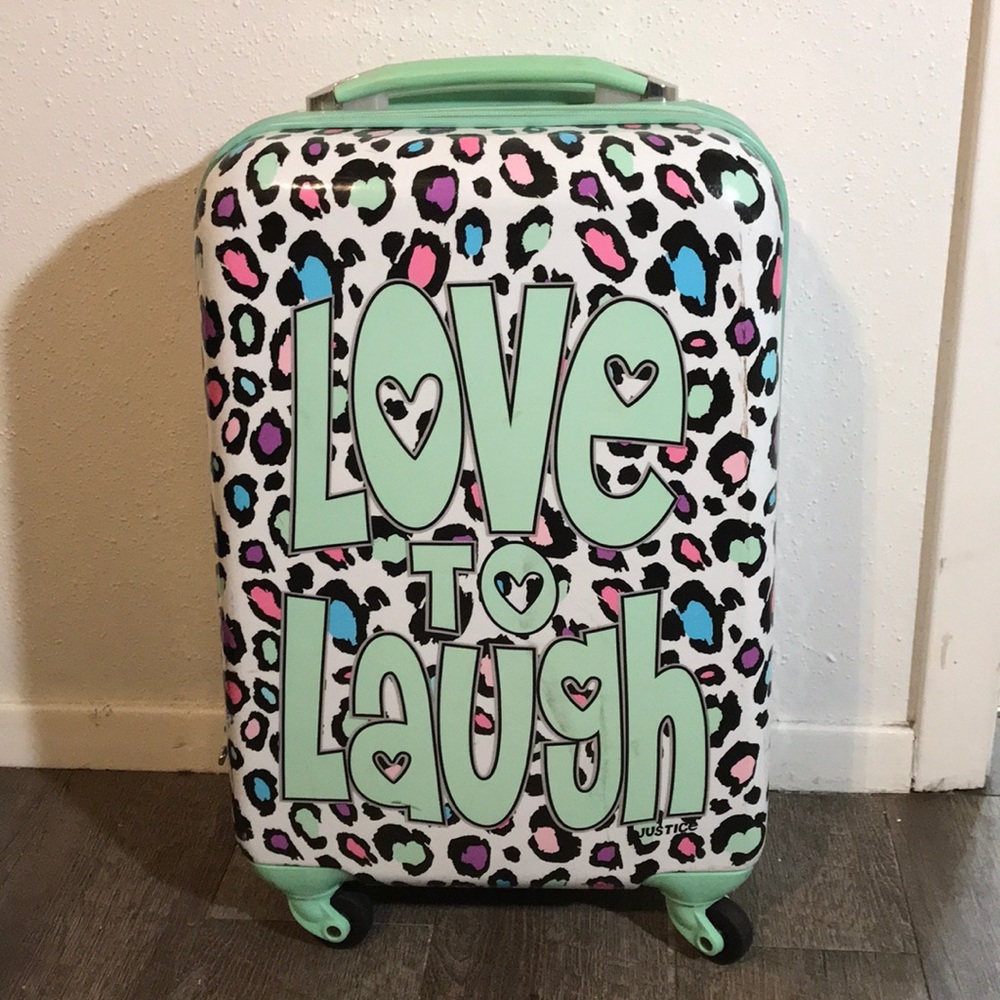Justice girls hardshell suitcase
